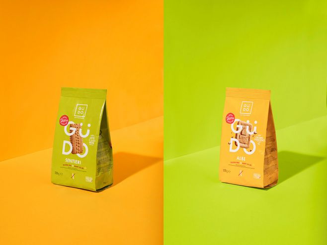 绿色清新 GUDO简约饼干膨化食品包装设计赏析